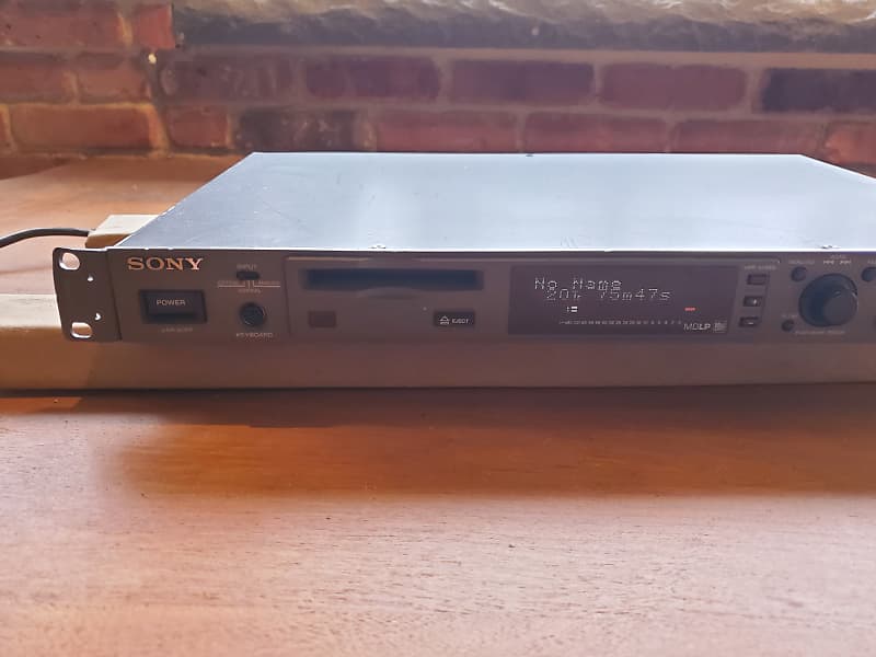 Sony MDS-E10 Professional Rackmount Minidisc Deck 2002 Black | Reverb