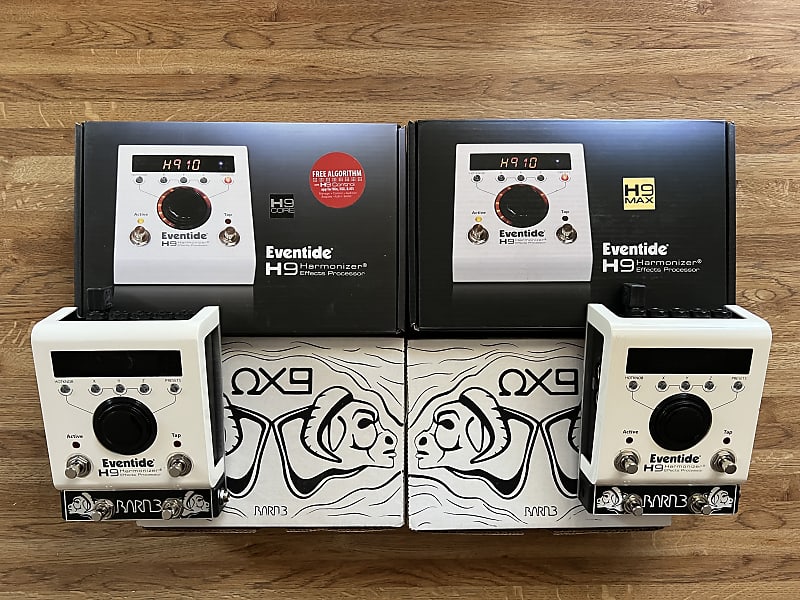 Eventide H9 Max and H9 Core Package w/two Barn3 OX9 pedals w/Factory  Packaging * Excellent Condition