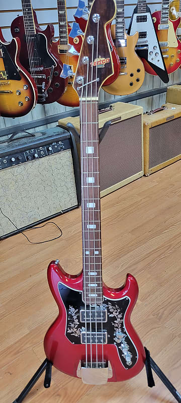 Teisco EB-200 Bass Red | Reverb