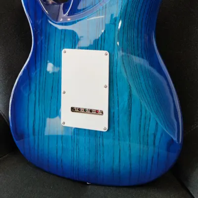 FGN E-Gitarre, Expert Odyssey, Seethrough Blue Burst, Koffer image 8