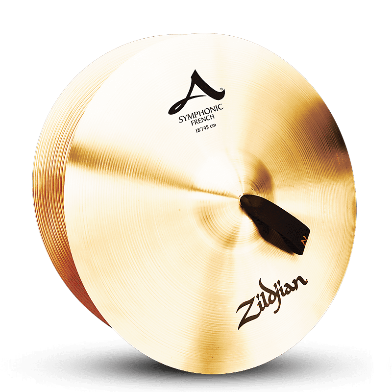 Zildjian 18" A Zildjian Symphonic French Tone - Pair A0427 image 1
