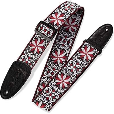Levy's M8HT-12 2" Jacquard Weave Hootenanny 60's Style Guitar Strap image 1