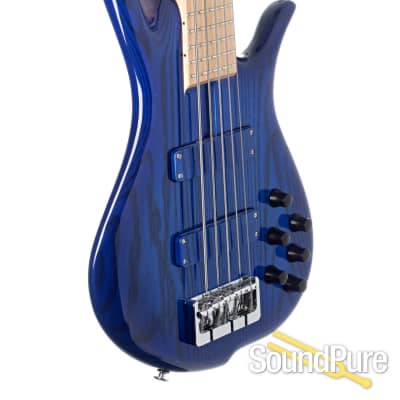 F-Bass BN5 Transparent Blue 5-String Bass #421013 - Used | Reverb