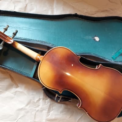 Suzuki Kiso #4 Stradivarius Copy (3/4 Size) Violin, Japan, 1971, with case & bow image 2