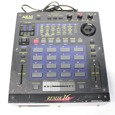 Vintage AKAI Remix 16 Sampler DJ S20 S2000 88 Drum Machine