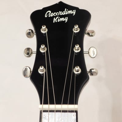 Recording King RG-35-SN Lap Steel Electric Guitar w Humbucker Pickup Sunburst image 5