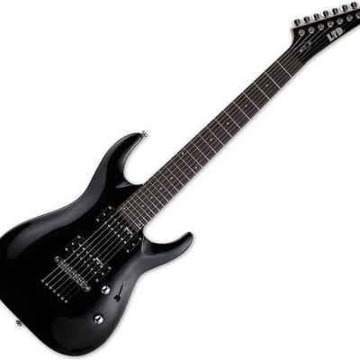 LTD - MH-17 - Black - 7 corde - c/borsa | Reverb