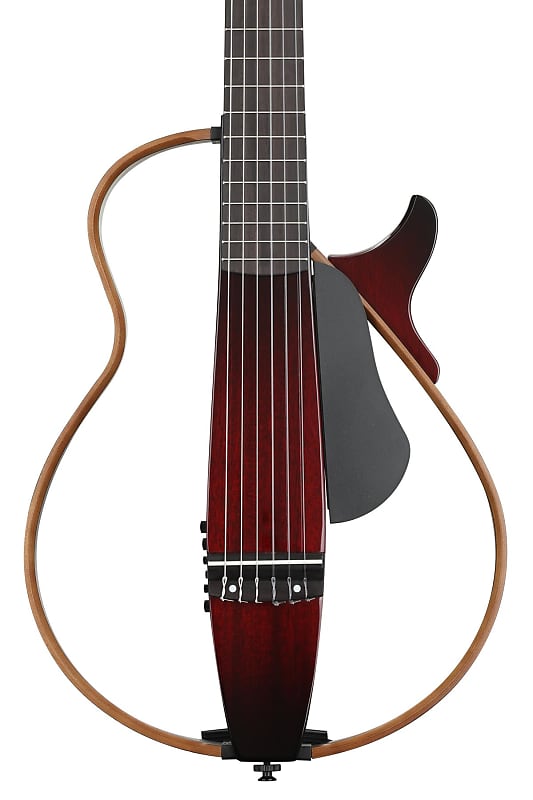 Yamaha SLG200N Nylon-string Silent Guitar - Crimson Red Burst image 1