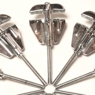 (10) Rogers Bass Drum Tension (Tuning) Rods and Claws  / 1960s-70s image 5