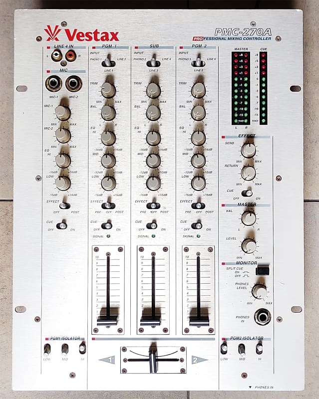 Vestax PMC-270A Pro DJ Mixer