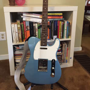 Squier affinity telecaster limited edition electric guitar ice blue metallic cheap