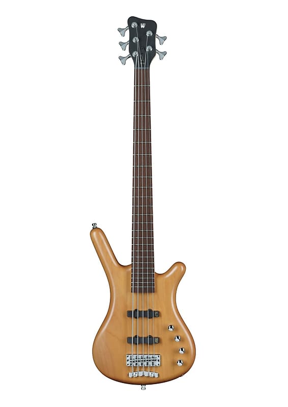 Warwick RockBass Corvette Basic 5 String Bass Guitar  - Honey Violin Transparent Satin image 1
