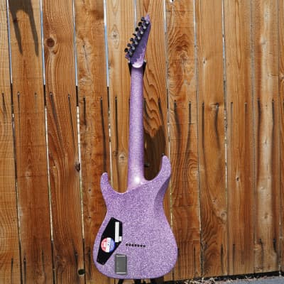 ESP E-II HORIZON NT-7B Hipshot Purple 7-String Electric Guitar w/ Case image 3