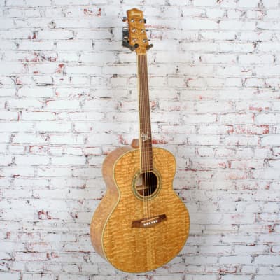 Ibanez - EW20 ASNT 1201 Acoustic Guitar - Quilted Ash Natural - w/Bag - x4751 - USED image 9
