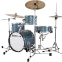 Ludwig Breakbeats By Questlove 4-piece Shell Pack with Snare Drum Azure Sparkle - Floor Display