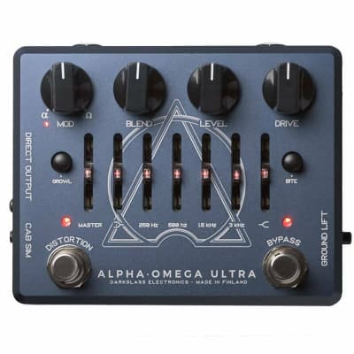 Darkglass Electronics Alpha-Omega Ultra, Dual Bass Distortion/Preamp Pedal