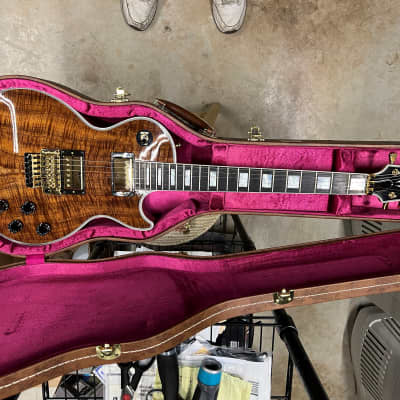 Gibson Les Paul Custom Axcess 2021 - Master Grade Koa image 14
