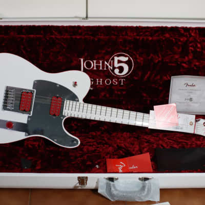 Fender John 5 Signature Ghost Telecaster 2023 White for sale