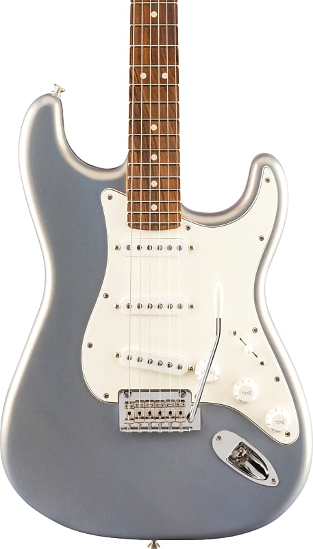 Fender Player Stratocaster Electric Guitar, Pau Ferro Fingerboard, Silver image 1