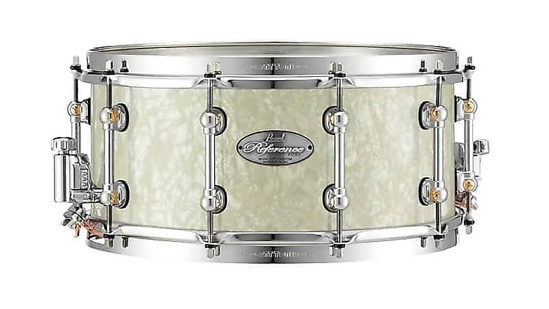 Pearl RFP1450S/C405 Reference Pure 5x14" Snare Drum in Nicotine White Marine Pearl (Made to Order) image 1