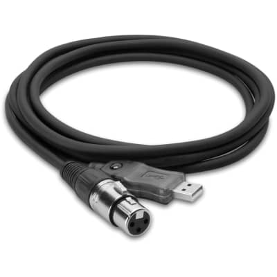 Hosa Technology 10' (3m) Tracklink Microphone XLR Female to USB Interface Cable image 4