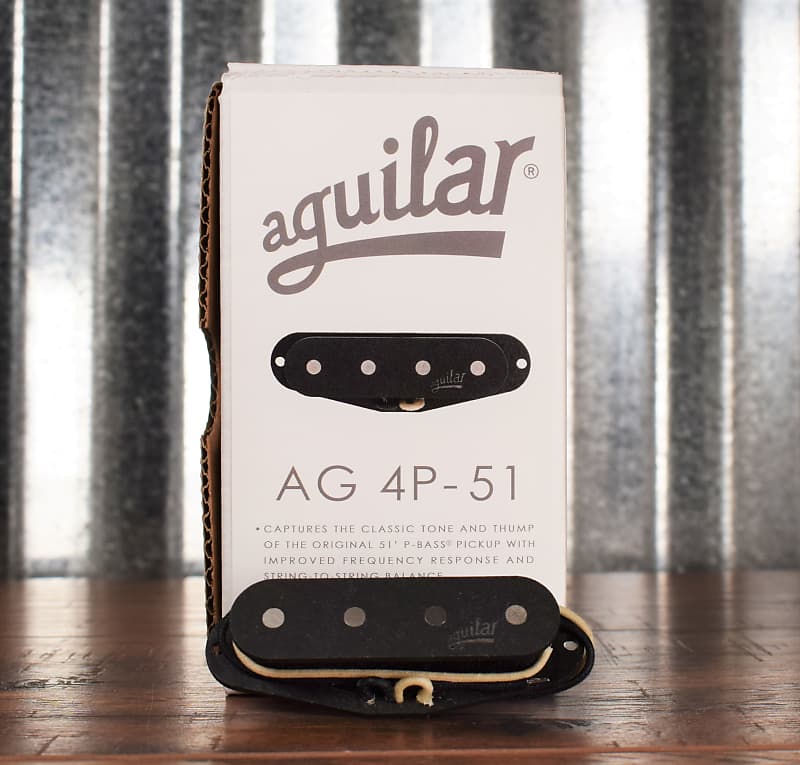 Aguilar AG 4P-51 Vintage Precision P Bass Pickup Black image 1