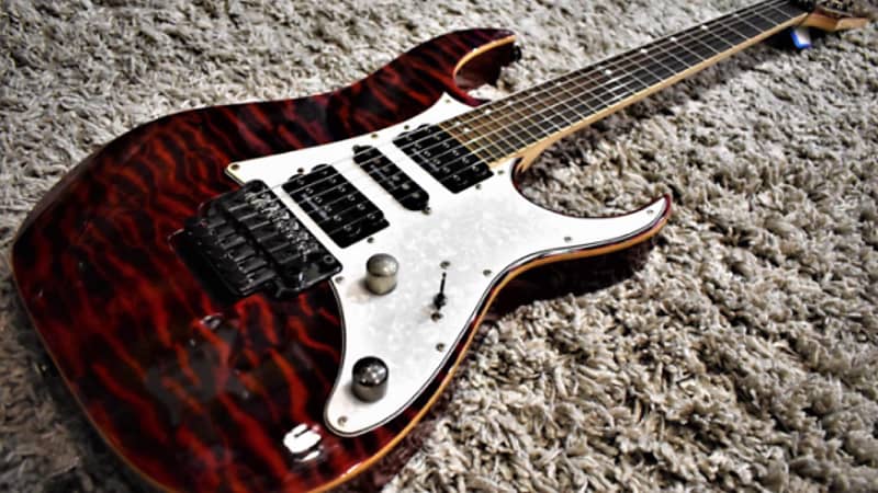 Ibanez RG 950 QMZ - RDT 2014 Basswood, Quilted Maple/walnut, Rosewood