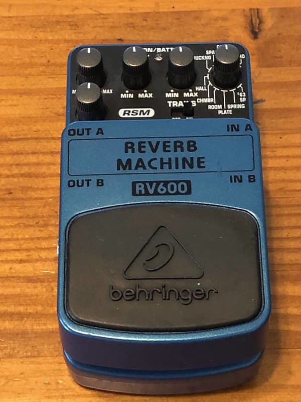 Behringer RV600 Reverb Machine Pedal 2010s - Standard