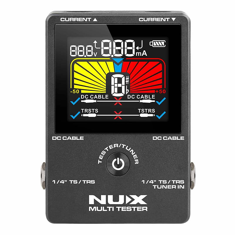 Nux Nmt 1 Multi Cable Tester With Inbuilt Tuner Reverb Nux Nmt 1 Multi Cable Tester With Inbuilt Tuner Reverb