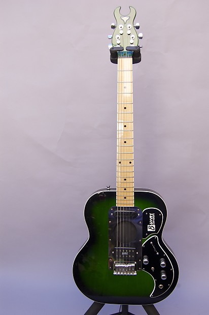 Burns Steer electric guitar. Mint condition with Deluxe Case and all the case candy