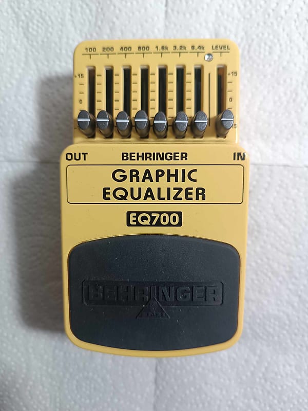 Behringer EQ700 7Band Graphic Equalizer 2010s Standard Reverb
