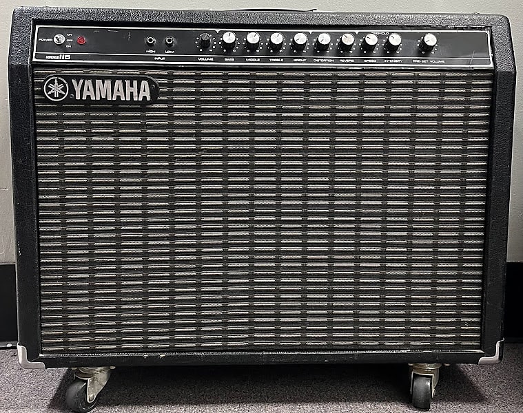 Vintage Yamaha 1x15 Guitar combo amp G100-115 1970s image 1
