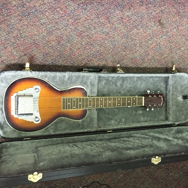 Gold Tone Lap Steel in Gold Tone Case Reverb