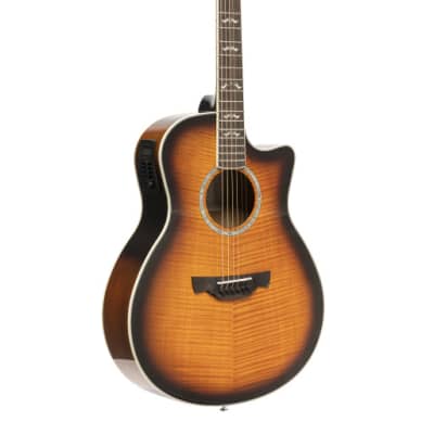 CRAFTER Noble series, Small jumbo acoustic-electric guitar with solid maple top NOBLE VTG for sale