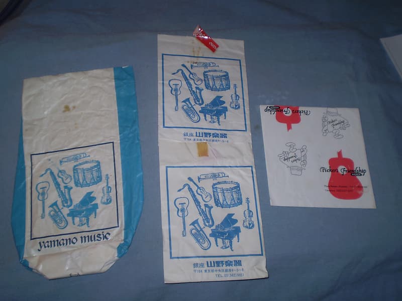 1982 Yamano / Picker's Friendship Accesory Bags Reverb