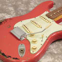 Fender USA Custom Shop Custom Build Michael Landau Signature 1963 Relic Stratocaster Fiesta Red over