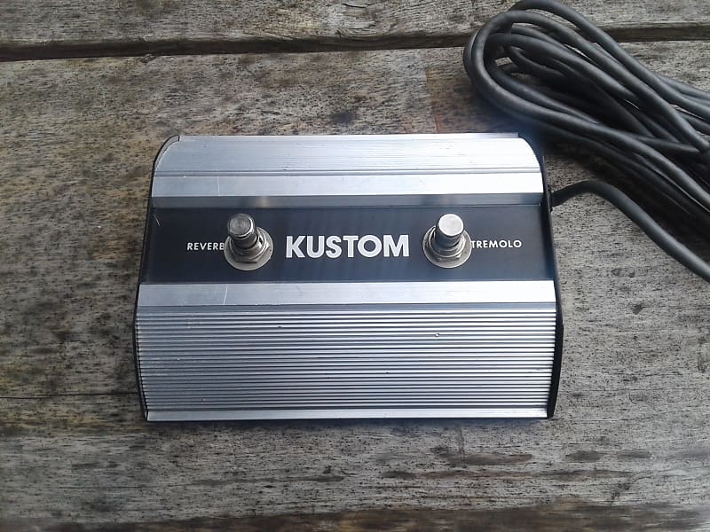 Kustom amp 2 button footswitch Reverb