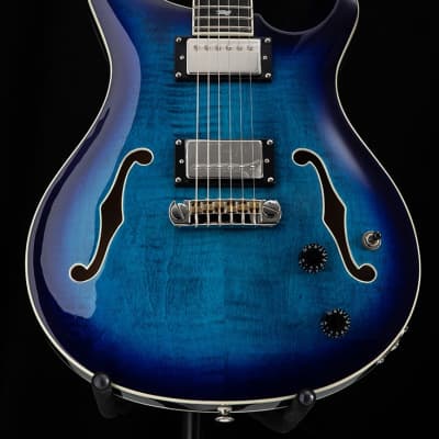 Prs SE Hollowbody II Faded Blue Burst image 3