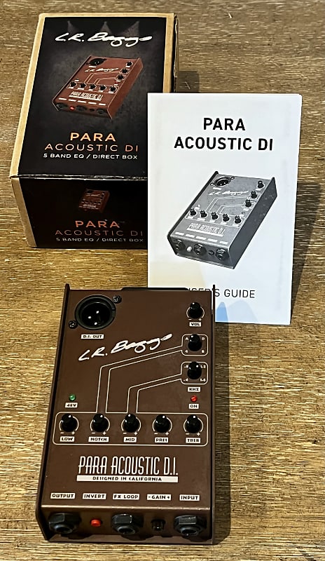 L.R. Baggs Preamp Acoustic LR Baggs Para Acoustic DI Box