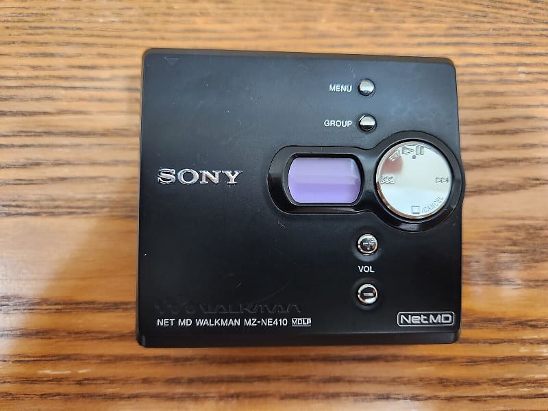 Sony MZ NE410 MD Walkman MiniDisc Player Tested Works Great Reverb