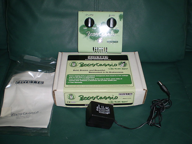 Fryette Boostassio ef86 real tube overdrive pedal