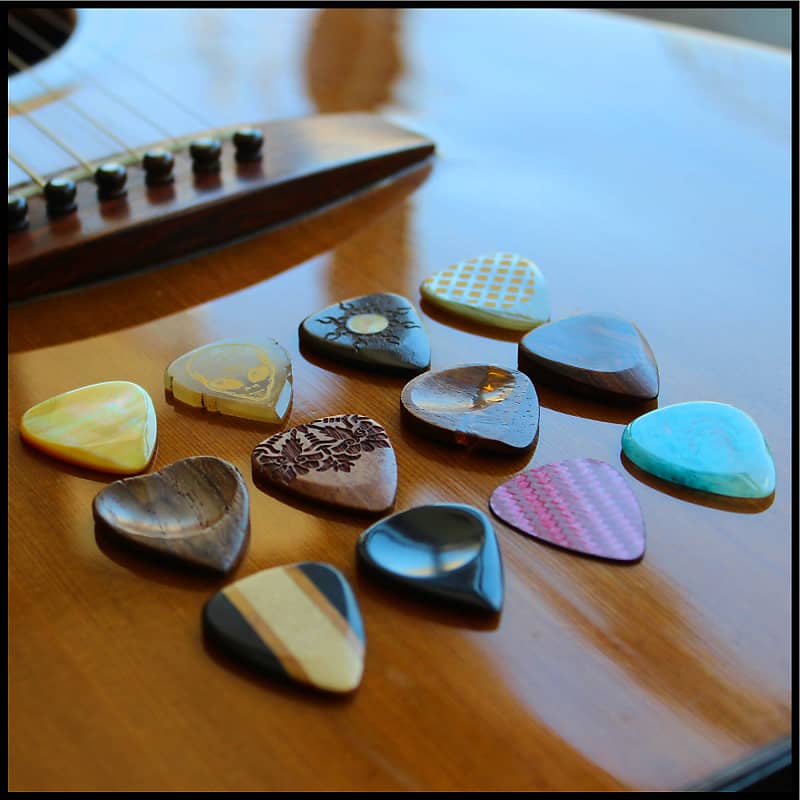 Resin Tones Mr Blue Sky 4 Guitar Picks