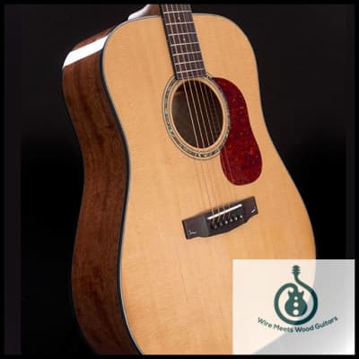 Cort Gold Series Dreadnaught D6, Solid Sitka Spruce Top, Solid Mahogany B&S, DoubleLock Neck Joint image 4