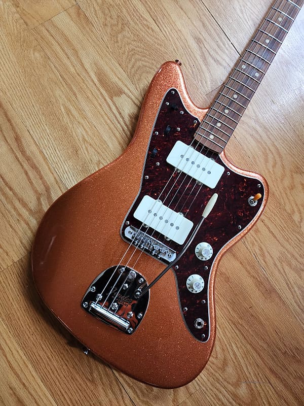 '64 Inspired Fender Jazzmaster Custom Nitrocellulose Orange Reverb