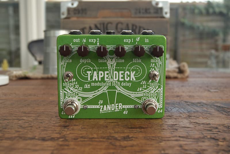 Zander Circuitry Tape Deck modulated lofi delay Reverb Australia