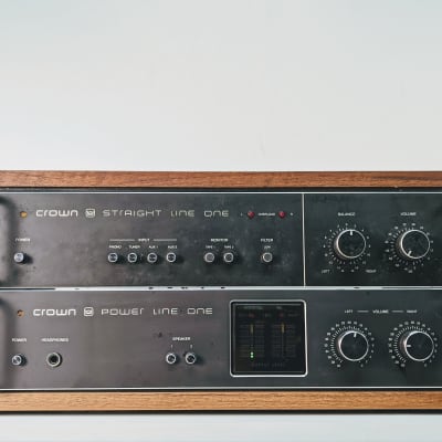 Crown Power Line One Straight Line One SL-1 Power and Preamp | Reverb