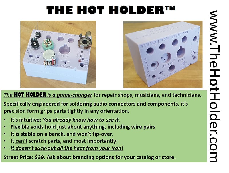 The Hot Holder: Soldering Iron Tools - 3rd Hand Replacement