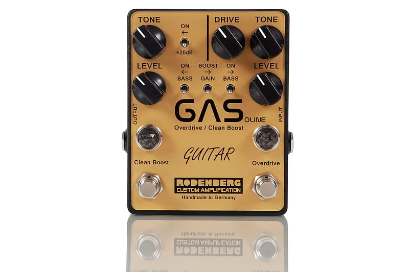 GAS (OD/CB) Overdrive/ Clean Boost for guitar by RODENBERG amplification