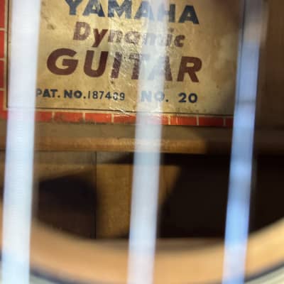 Yamaha  Dynamic guitar nippon Gakki no.20 1960s image 9