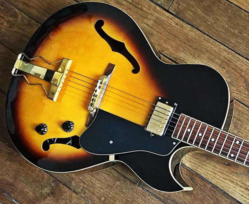 Epiphone Zephyr Regent Reissue Sunburst 2007 + GIBSON upgrade | Reverb